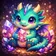Bright, cartoonish fox avatar with large eyes and expressive features, suitable for a friendly, trustworthy profile picture.
